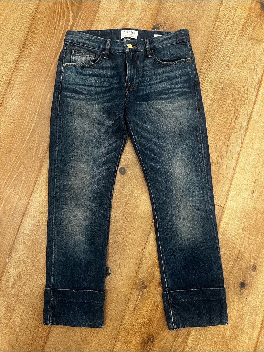 Frame Denim Le Grand Garcon Cuffed
